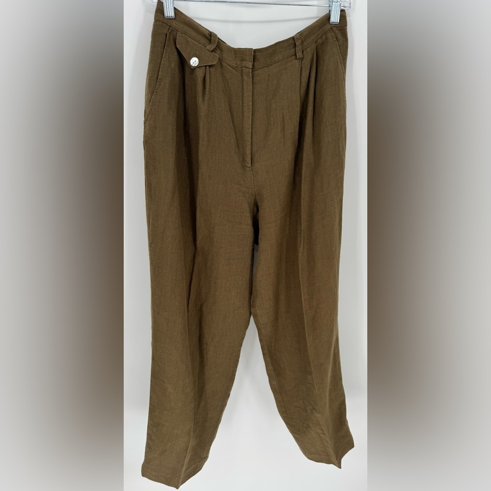 Orvis Women's Vintage Relaxed Fit 100% Linen Pants